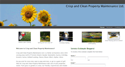 Desktop Screenshot of crispandclean.ca