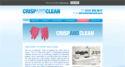 Desktop Screenshot of crispandclean.co.uk