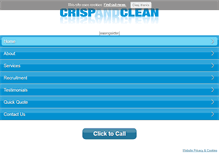 Tablet Screenshot of crispandclean.co.uk